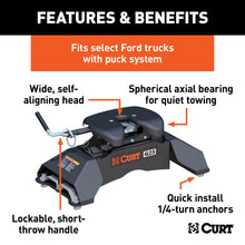 Load image into Gallery viewer, CURT 16039 Q25 5th Wheel Hitch; Select Ford F-250; F-350; F-450; 8ft. Bed Puck System - Truck Part Superstore