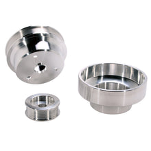 Load image into Gallery viewer, BBK Performance Parts 1603 1988-1995 GM TRUCK 4.3/5.0/5.7L 3PC UNDER DRIVE PULLEY KIT (ALUMINUM) for Select Chevrolet Blazer, Chevrolet C1500, Chevrolet C1500 Suburban, Chevrolet C2500, Chevrolet C2500 Suburban, Chevrolet C3500, Chevrolet K1500,