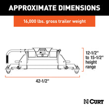Load image into Gallery viewer, CURT 16041 E16 5th Wheel Hitch, Select Ram 2500, 3500, 8' Bed Puck System