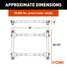 Load image into Gallery viewer, CURT 16042 Puck System 5th Wheel Adapter with Rails, Select Ram 2500, 3500