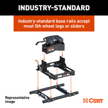 Load image into Gallery viewer, CURT 16042 Puck System 5th Wheel Adapter with Rails, Select Ram 2500, 3500