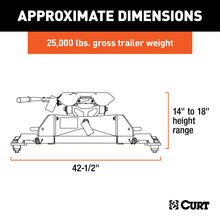 Load image into Gallery viewer, CURT 16046 A25 5th Wheel Hitch, Select Ram 2500, 3500, 8' Bed Puck System
