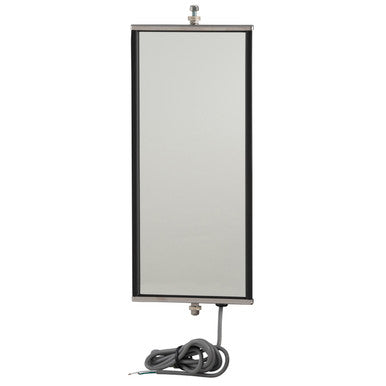 Grote 16053 Ice & Frost-Free Heated West Coast Mirror, Stainless Steel