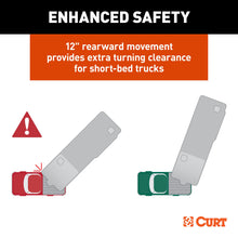 Load image into Gallery viewer, CURT 16057 A25 Sliding 5th Wheel Hitch, 25K, Select Chevy, Ford, GMC Puck System