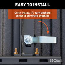 Load image into Gallery viewer, CURT 16057 A25 Sliding 5th Wheel Hitch, 25K, Select Chevy, Ford, GMC Puck System