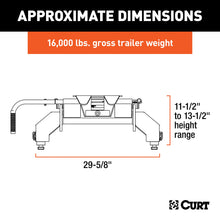 Load image into Gallery viewer, CURT 16061 E16 5th Wheel Hitch, Select Silverado, Sierra 2500, 3500 HD, 8' Bed Puck System