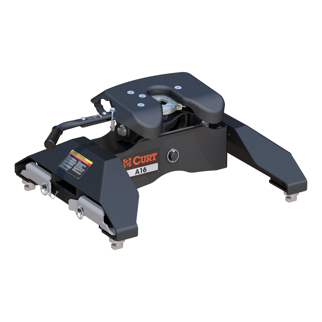 CURT 16063 A16 5th Wheel Hitch, Select Silverado, Sierra 2500, 3500 HD, 8' Bed Puck System