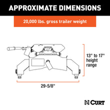 Load image into Gallery viewer, CURT 16064 A20 5th Wheel Hitch, Select Silverado, Sierra 2500, 3500 HD, 8' Bed Puck System