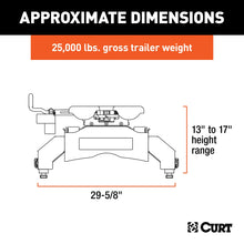 Load image into Gallery viewer, CURT 16069 Q25 5th Wheel Hitch; Select Silverado; Sierra 2500; 3500 HD; 8ft. Bed Puck Syste - Truck Part Superstore