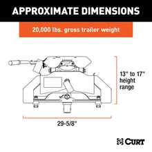 Load image into Gallery viewer, CURT 16074 A20 5th Wheel Hitch, Select Nissan Titan XD, 8' Bed Puck System