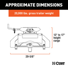 Load image into Gallery viewer, CURT 16075 Q20 5th Wheel Hitch, Select Nissan Titan XD, 8' Bed Puck System