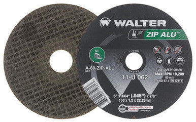 Walter 11U062 6 X 3/64 Zip Alu Wheel
