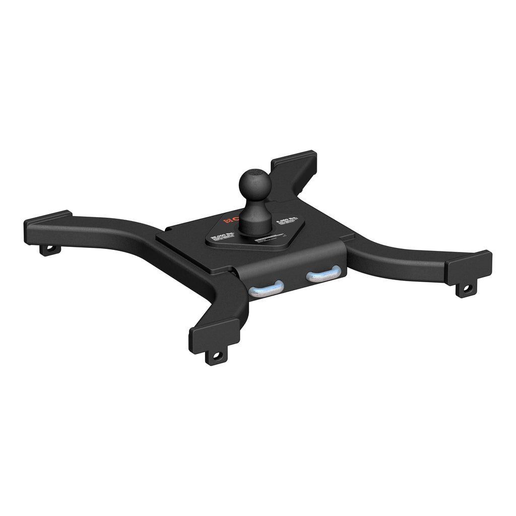 CURT 16085 Spyder 5th Wheel Rail Gooseneck Hitch with 2-5/16" Ball, 25K