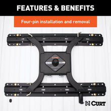 Load image into Gallery viewer, CURT 16085 Spyder 5th Wheel Rail Gooseneck Hitch with 2-5/16" Ball, 25K