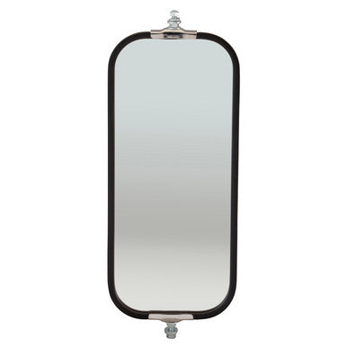 Grote 16093 OEM-Style Flat Ribbed-Back West Coast Mirror, Stainless Steel
