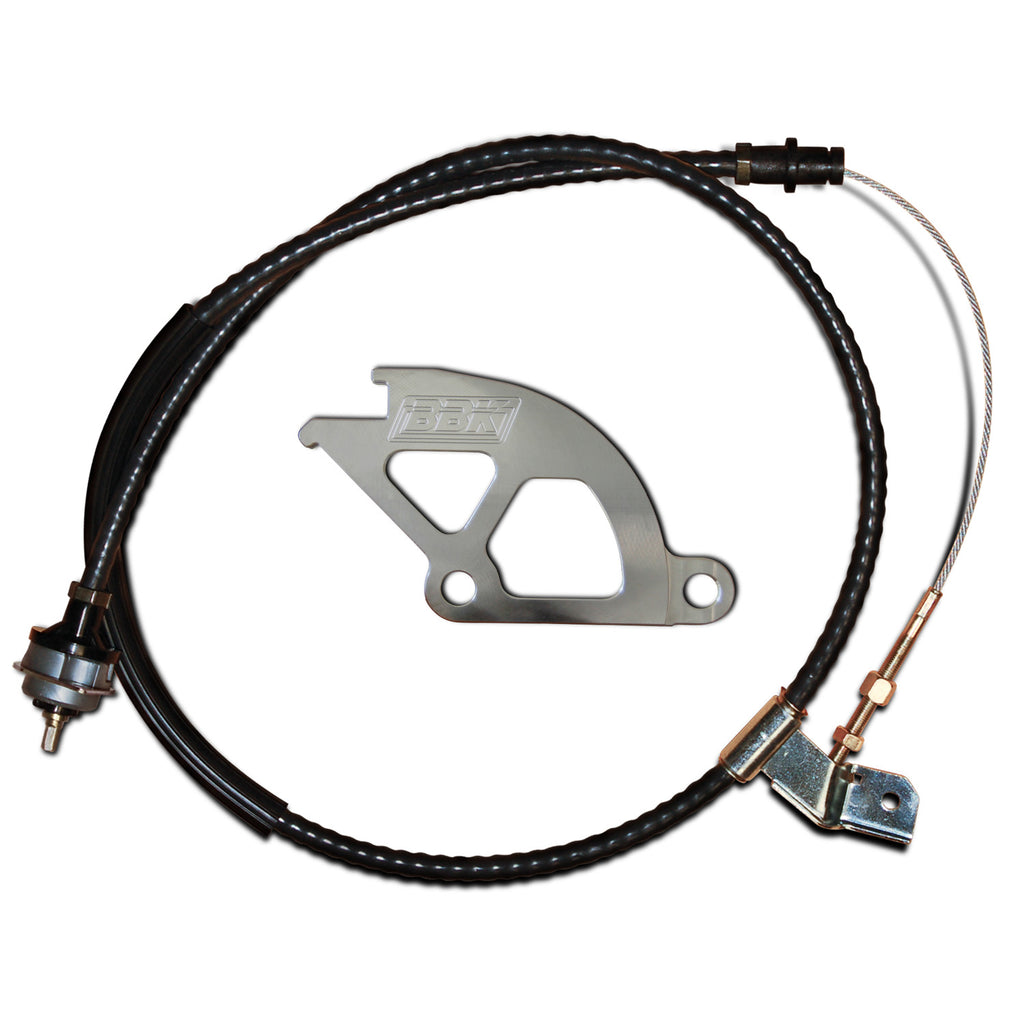 BBK Performance Parts 1609 1996-2004 MUSTANG GT/COBRA HD ADJ CLUTCH CABLE & QUADRANT KIT for Select Ford Mustang