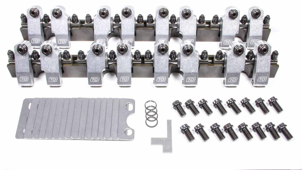 T AND D MACHINE 2251-160/160 SBC Shaft Rocker Arm Kit - 1.6/1.6 Ratio