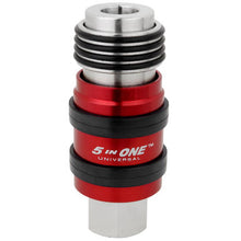 Load image into Gallery viewer, Milton S-1752 5 In ONE™ Universal Safety Exhaust Quick-Connect Industrial Coupler, 3/8" NPT