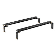 Load image into Gallery viewer, CURT 16100 Universal 5th Wheel Base Rails, 25K (Gloss Black)
