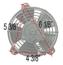 Load image into Gallery viewer, Derale 16105 5" High Output Paddle Blade Electric Puller Fan