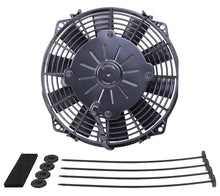Load image into Gallery viewer, Derale 16108 10" High Output Curved Blade Electric Puller Fan