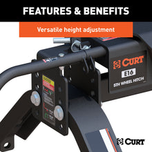 Load image into Gallery viewer, CURT 16116 E16 5th Wheel Hitch with Rails