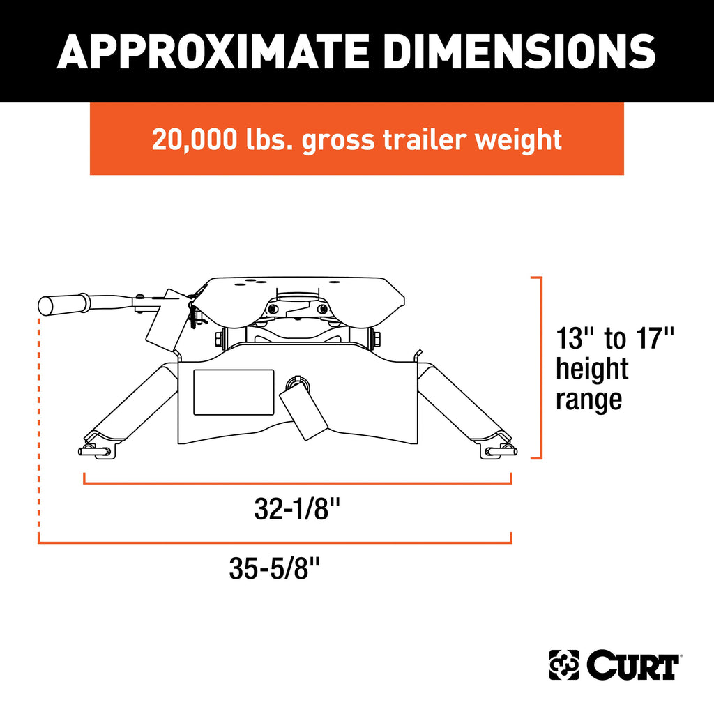 CURT 16140 A20 5th Wheel Hitch