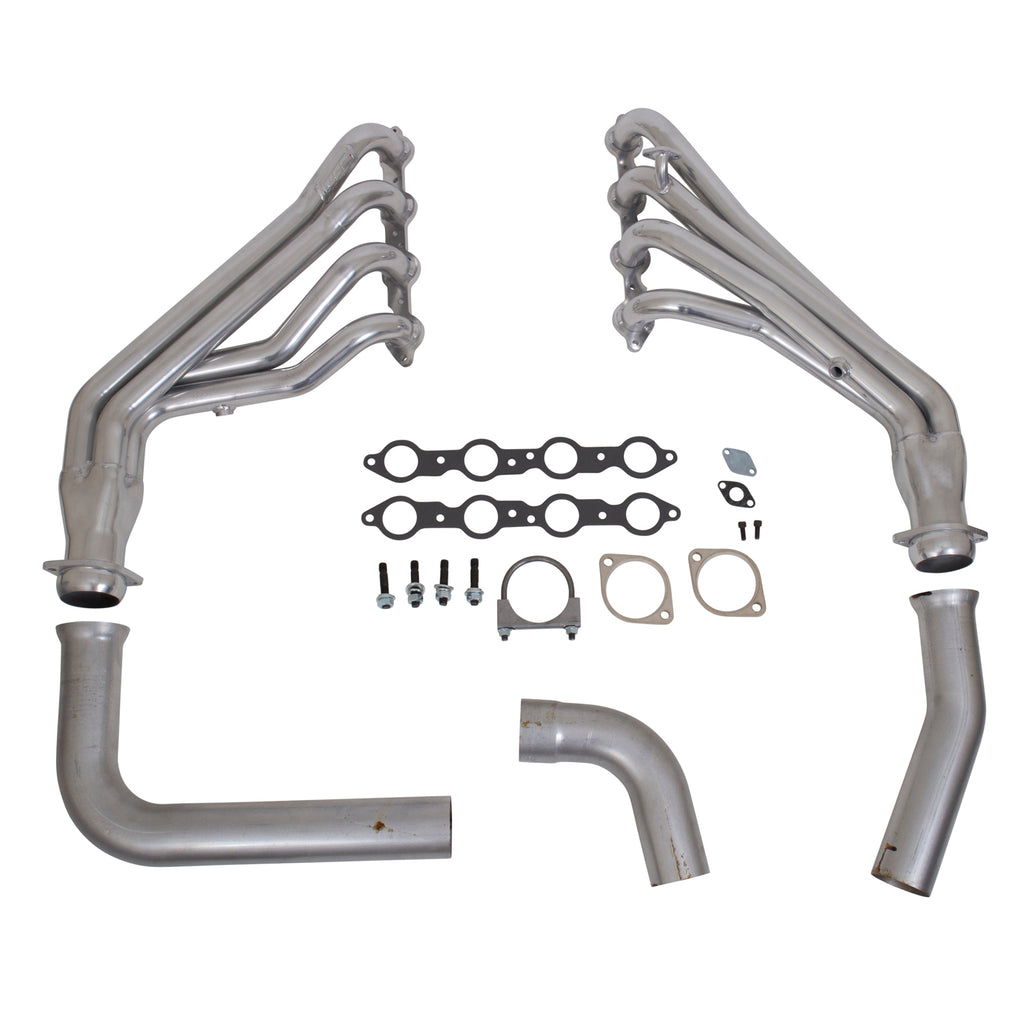 BBK Performance Parts 16140 1999-02 GM FULL SIZE TRUCK 1-3/4 LONG TUBE HEADERS (POLISHED SILVER CERAMIC) for Select GMC Sierra 1500, GMC Sierra