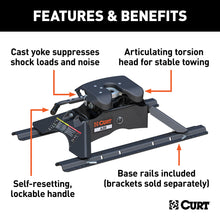 Load image into Gallery viewer, CURT 16141 A20 5th Wheel Hitch with Rails