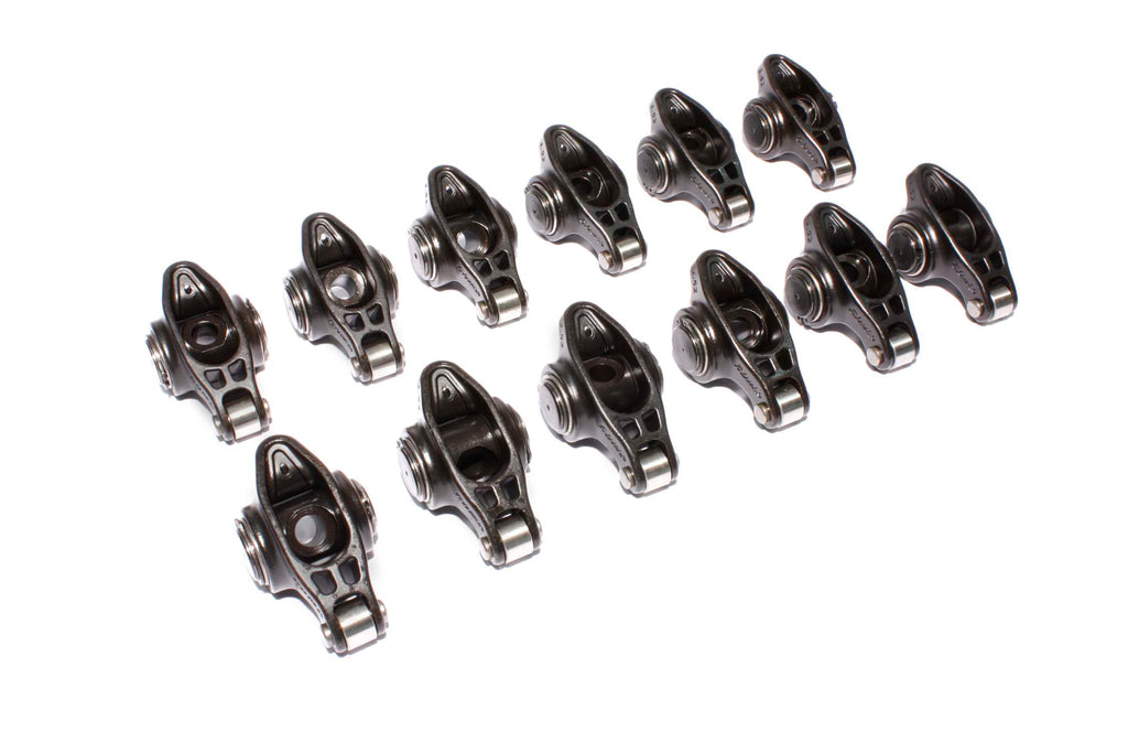 COMP Cams 1617-12 Ultra Pro Magnum Self-Aligning Rocker Arm Set w/ 1.52 Ratio for V6 w/ 3/8" Stud