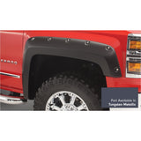 Bushwacker 40974-64 Fender Flares Pocket Style-Color Abalone White Tricoat Smooth Finish 4 Pc