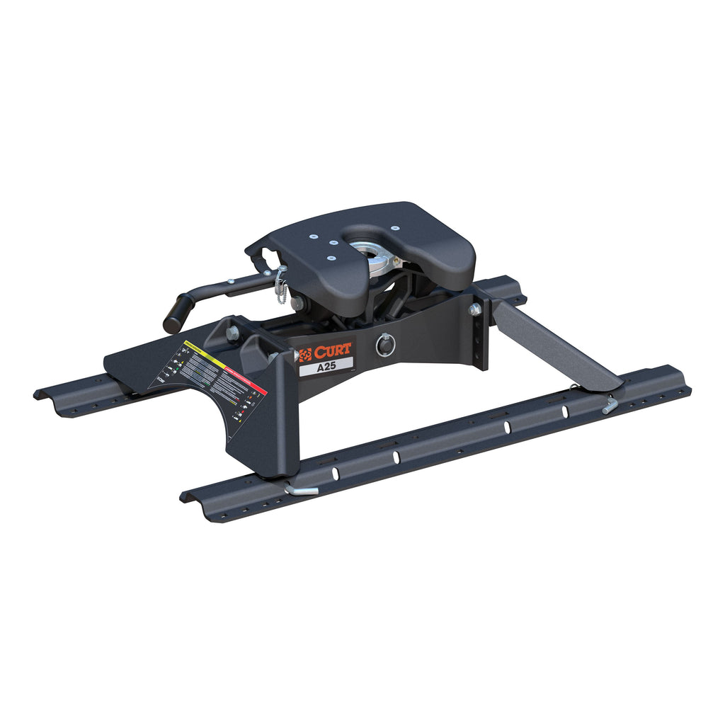 CURT 16181 A25 5th Wheel Hitch with Rails