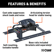 Load image into Gallery viewer, CURT 16181 A25 5th Wheel Hitch with Rails