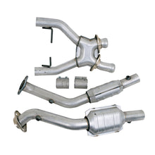 Load image into Gallery viewer, BBK Performance Parts 1618 1996-1998 MUSTANG COBRA 4.6L 4V 2.5 FULL X PIPE W/CONVERTERS for Select Ford Mustang
