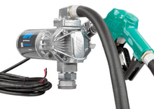 Load image into Gallery viewer, GPI G20 Fuel transfer pump with automatic shut-off diesel nozzle, fuel hose, and factory installed power cord.