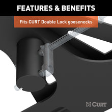 Load image into Gallery viewer, CURT 16210 X5 Gooseneck-to-5th-Wheel Adapter Plate for Double Lock