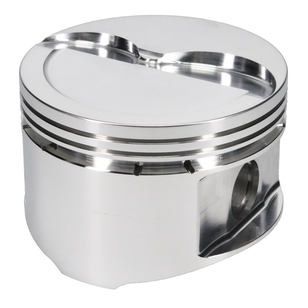Piston-Set,-2618,-Inv-DomeDish,-4.250-Bore,-1.770-Cd,-0.975-Pin,-Set-Of-8.