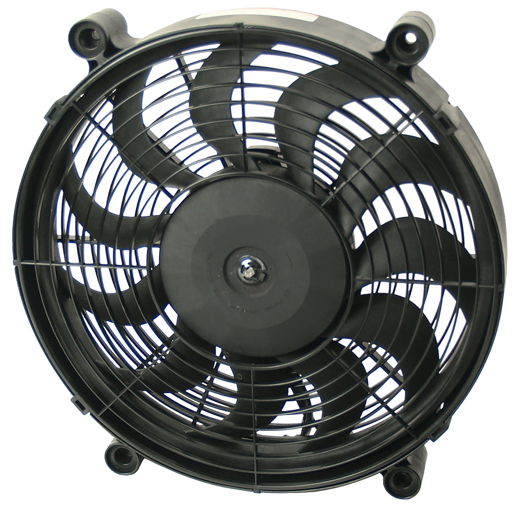 Derale 16212 12" High Output Single RAD Pusher/Puller Fan with Premium Mount Kit