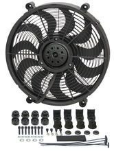 Load image into Gallery viewer, Derale 16217 17" High Output Single RAD Pusher/Puller Fan with Premium Mount Kit