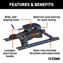 Load image into Gallery viewer, CURT 16246 CURT 16246 Q24 5th Wheel Hitch with Base Rails; 24;000 lbs - Truck Part Superstore