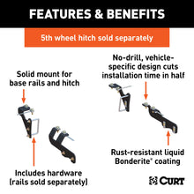 Load image into Gallery viewer, CURT 16307 Custom 5th Wheel Brackets, Select Ram 1500