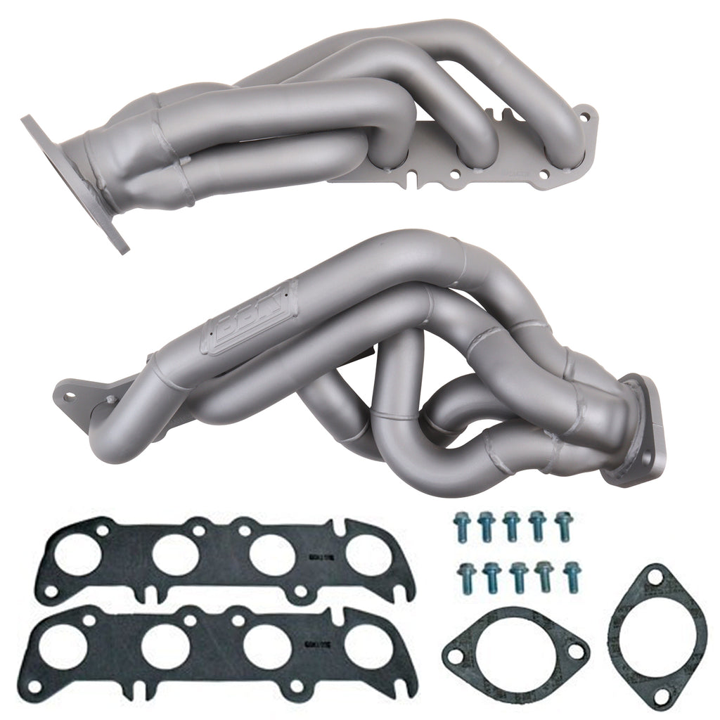 BBK Performance Parts 1632 2011-2014 MUSTANG GT 1-3/4 TUNED LENGTH EXHAUST HEADERS (TITANIUM CERAMIC) for Select Ford Mustang