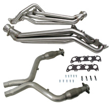 Load image into Gallery viewer, BBK Performance Parts 16337 11-14 MUSTANG GT 1-3/4 LONG TUBE HEADERS PLUS SHORT MID PIPE (304 STAINLESS) for Select Ford Mustang