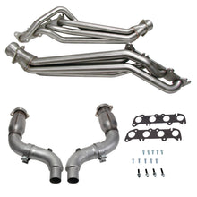 Load image into Gallery viewer, BBK Performance Parts 16338 15-23 MUSTANG GT 1-3/4 LONG TUBE HEADERS PLUS SHORT MID PIPE (304 STAINLESS) for Select Ford Mustang