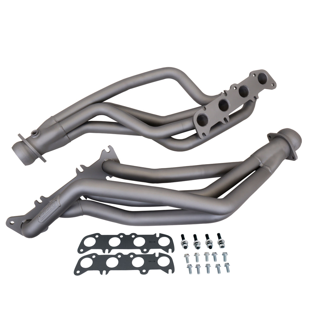 BBK Performance Parts 1634 1986-2004 MUSTANG COYOTE SWAP 1-3/4" LONG TUBE HEADERS (TITANIUM CERAMIC) for Select Ford Mustang