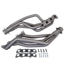Load image into Gallery viewer, BBK Performance Parts 1634 1986-2004 MUSTANG COYOTE SWAP 1-3/4" LONG TUBE HEADERS (TITANIUM CERAMIC) for Select Ford Mustang