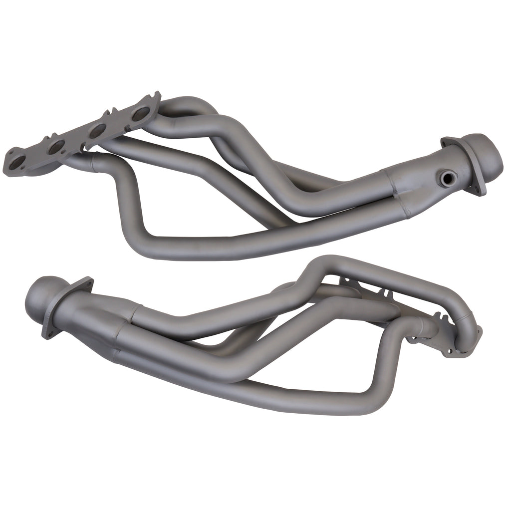 BBK Performance Parts 1634 1986-2004 MUSTANG COYOTE SWAP 1-3/4" LONG TUBE HEADERS (TITANIUM CERAMIC) for Select Ford Mustang