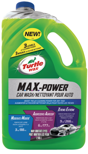 Turtle Wax 50604 MAX Power Car Wash - 2.95L