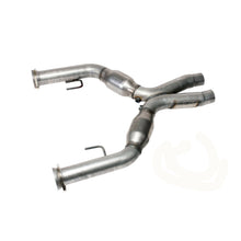 Load image into Gallery viewer, BBK Performance Parts 1637 2005-2010 MUSTANG GT 2-3/4 SHORT MID X PIPE WITH CONVERTERS for Select Ford Mustang