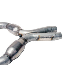 Load image into Gallery viewer, BBK Performance Parts 1637 2005-2010 MUSTANG GT 2-3/4 SHORT MID X PIPE WITH CONVERTERS for Select Ford Mustang